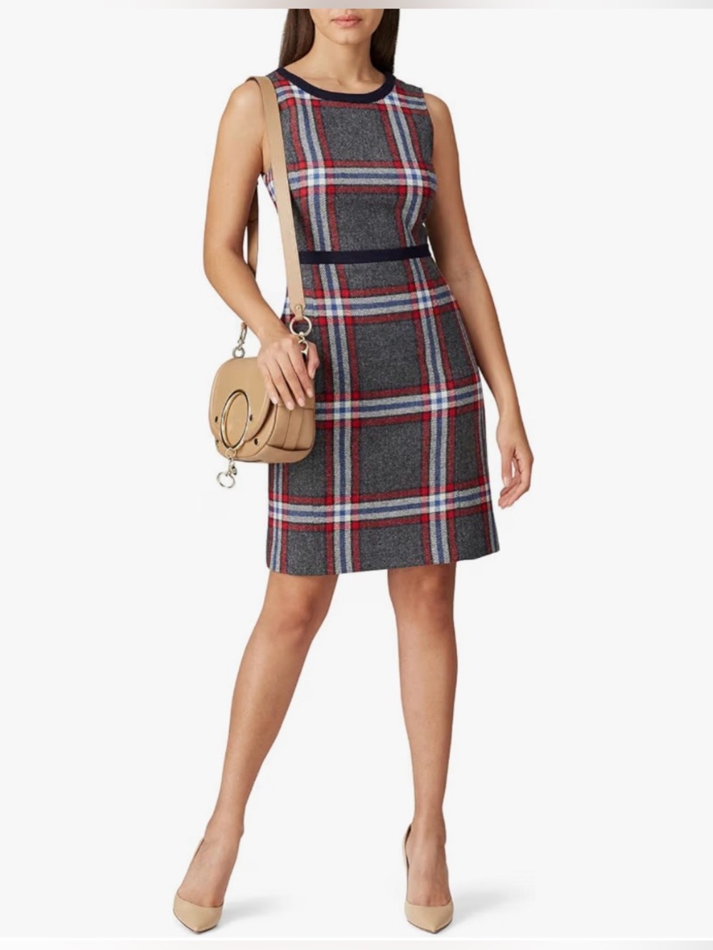 Boden Carrie Tweed Sleeveless Dress US 12R